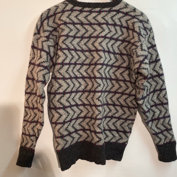 Cricketeer - Vintage Grandpa 100% pure virgin wool sweater    Size L - Picture 2 of 8